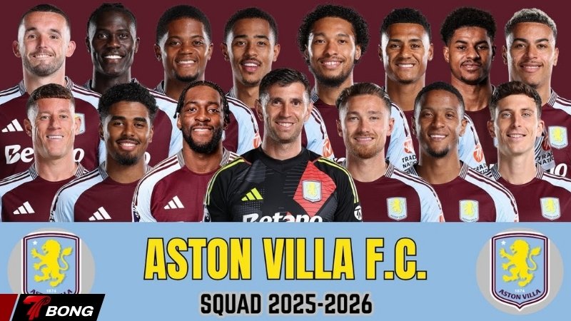Đội hình của Aston Villa mùa giải hiện tại